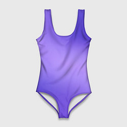 Женский купальник-боди Color purple gradient