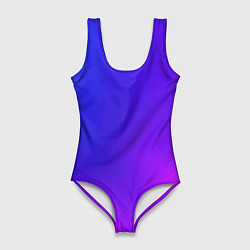 Женский купальник-боди Color multicolored gradient