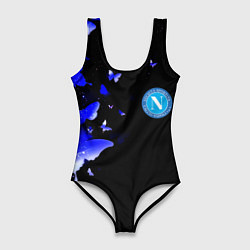 Женский купальник-боди Наполи бабочки текстура