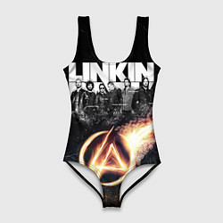 Купальник-боди 3D женский Linkin Park: Comet, цвет: 3D-принт