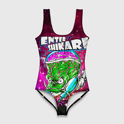 Купальник-боди 3D женский Enter Shikari: Acid Space, цвет: 3D-принт