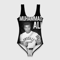 Купальник-боди 3D женский Muhammad Ali, цвет: 3D-принт