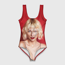 Купальник-боди 3D женский Taylor Swift, цвет: 3D-принт