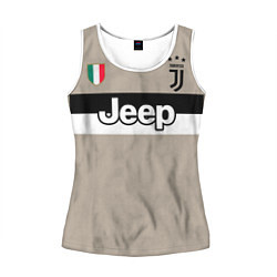 Майка-безрукавка женская FC Juventus: Away 18/19, цвет: 3D-белый
