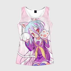 Майка-безрукавка женская No Game No Life, цвет: 3D-белый
