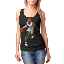 Майка-безрукавка женская Kobe Bryant, цвет: 3D-черный — фото 2
