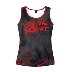 Майка-безрукавка женская My Chemical Romance, цвет: 3D-красный