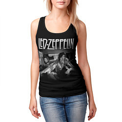 Майка-безрукавка женская Led Zeppelin, цвет: 3D-черный — фото 2