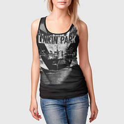 Майка-безрукавка женская A Thousand Suns: Puerta De Alcala - Linkin Park, цвет: 3D-черный — фото 2