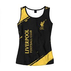 Майка-безрукавка женская Liverpool fc ливерпуль фс, цвет: 3D-черный