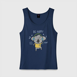 Женская майка Koala: Be Happy