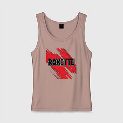 Майка женская хлопок Roxette, цвет: пыльно-розовый