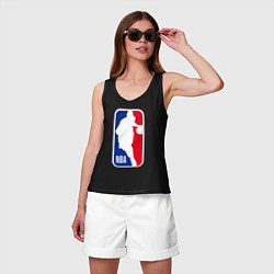 Майка женская хлопок NBA Kobe Bryant, цвет: черный — фото 2