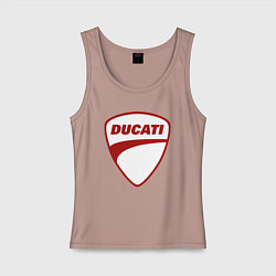 Женская майка Ducati Logo Дукати Лого Z