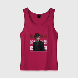 Майка женская хлопок Судьба Начало, Fate Zero, Кирицугу Эмия Kiritsugu, цвет: маджента