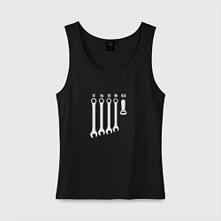 Майка женская хлопок Beer 0,5, цвет: черный