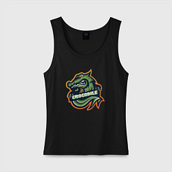 Женская майка Крокодил Дракон