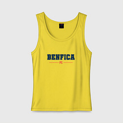 Майка женская хлопок Benfica FC Classic, цвет: желтый
