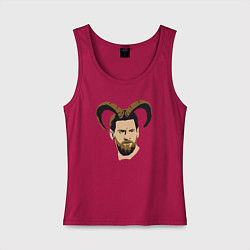 Женская майка Messi goat