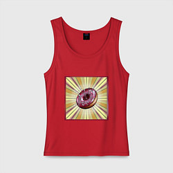 Женская майка Пончик в стиле поп-арт