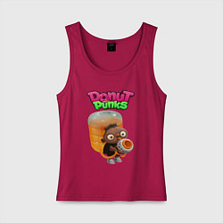 Майка женская хлопок Содапоп, цвет: маджента