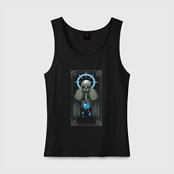 Майка женская хлопок Фреска Лич - Loop hero, цвет: черный