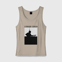 Женская майка Tribute to Leonard Cohen