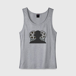 Женская майка Retro music