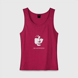 Женская майка Jim Morrison black white minimalism