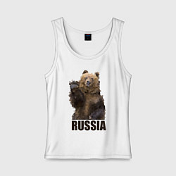 Женская майка Russia: Poly Bear