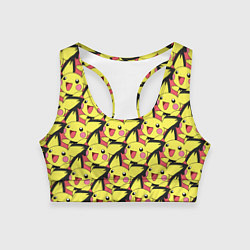 Женский спортивный топ Pikachu