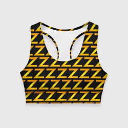 Топик спортивный женский Brazzers Z, цвет: 3D-принт