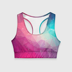 Топик спортивный женский ВСЕЛЕННАЯ, цвет: 3D-принт