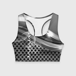 Топик спортивный женский JAGUAR, цвет: 3D-принт