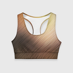 Топик спортивный женский Texture Sun Glare, цвет: 3D-принт