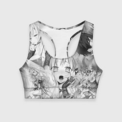 Топик спортивный женский Full Dive RPG Manga, цвет: 3D-принт