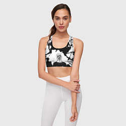 Топик спортивный женский Velial Squad свет или тьма,, цвет: 3D-принт — фото 2