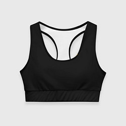 Топик спортивный женский GOLDEN STATE WARRIORS BLACK STYLE, цвет: 3D-принт