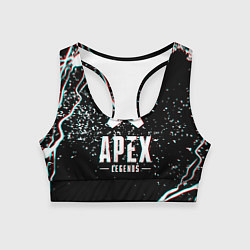 Топик спортивный женский APEX LEGENDS GLITCH, цвет: 3D-принт
