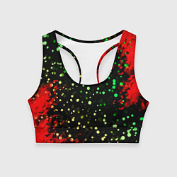 Топик спортивный женский Deltarune пламя, цвет: 3D-принт