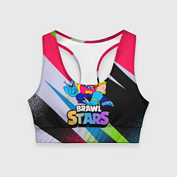 Топик спортивный женский GROM BRAWLSTARS ART, цвет: 3D-принт