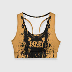 Топик спортивный женский Bendy and the Ink Machine Бенди и чернильная машин, цвет: 3D-принт