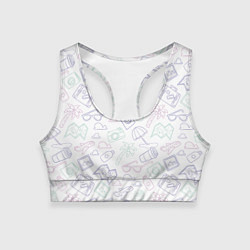 Женский спортивный топ Все! Еду в отпуск!