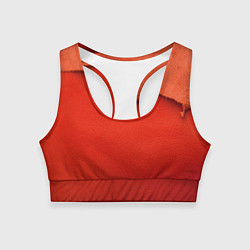 Топик спортивный женский Тряпочка, цвет: 3D-принт