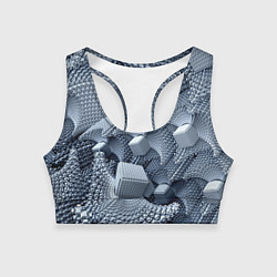 Топик спортивный женский Vanguard pattern 2078 Abstraction, цвет: 3D-принт