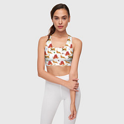 Топик спортивный женский Cats cats cats, цвет: 3D-принт — фото 2