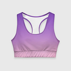 Топик спортивный женский Раннее утро, цвет: 3D-принт