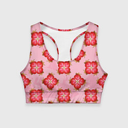 Женский спортивный топ Красный фрукт