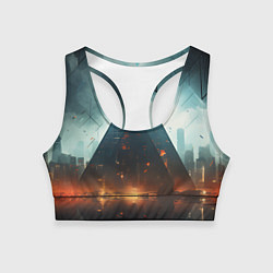 Женский спортивный топ Кибергород