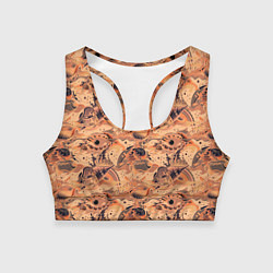 Женский спортивный топ Морские раковины